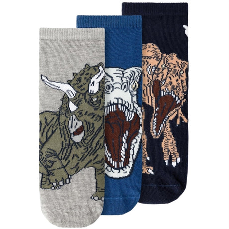 Name it Dark Sapphire Maclin Jurassic Strumpor 3-pack