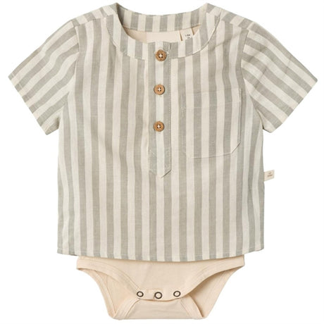 Lil'Atelier Turtledove Dino Body Skjorta