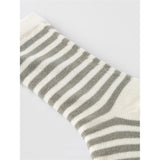 Lil'Atelier Dried Sage Elove Stripe Strumpor 2