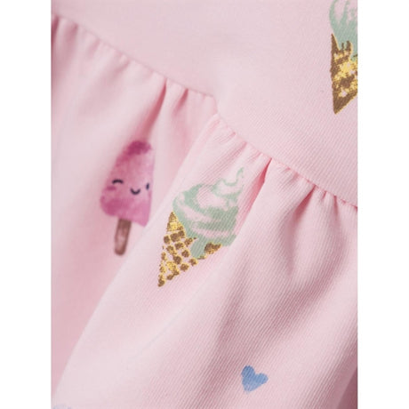 Name it Parfait Pink Fransia Let Sweat Klänning