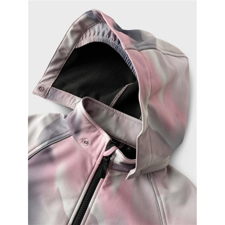 Name it Deauville Mauve Alfa08 Softshell Jacka Watercolor 2