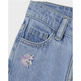 Name it Light Blue Denim Unicorn Bella Shaped Jeans 2