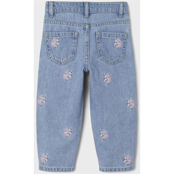 Name it Light Blue Denim Unicorn Bella Shaped Jeans 3