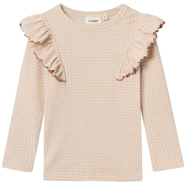 Lil'Atelier Turtledove Baya Slim Blus