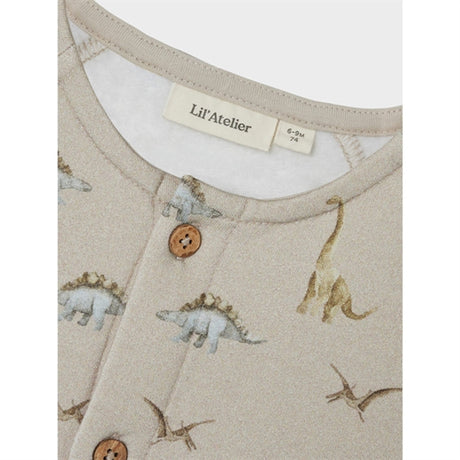 Lil'Atelier Silver Lining Dino Bibo Sweat Cardigan 2