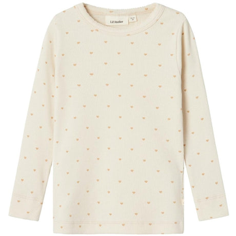 Lil'Atelier Turtledove Heart Gago Slim Blus Noos