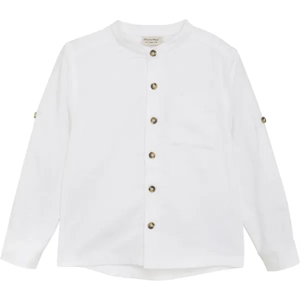 Minymo Bright White Skjorta
