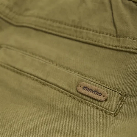 Minymo Olive Drab Shorts Twill