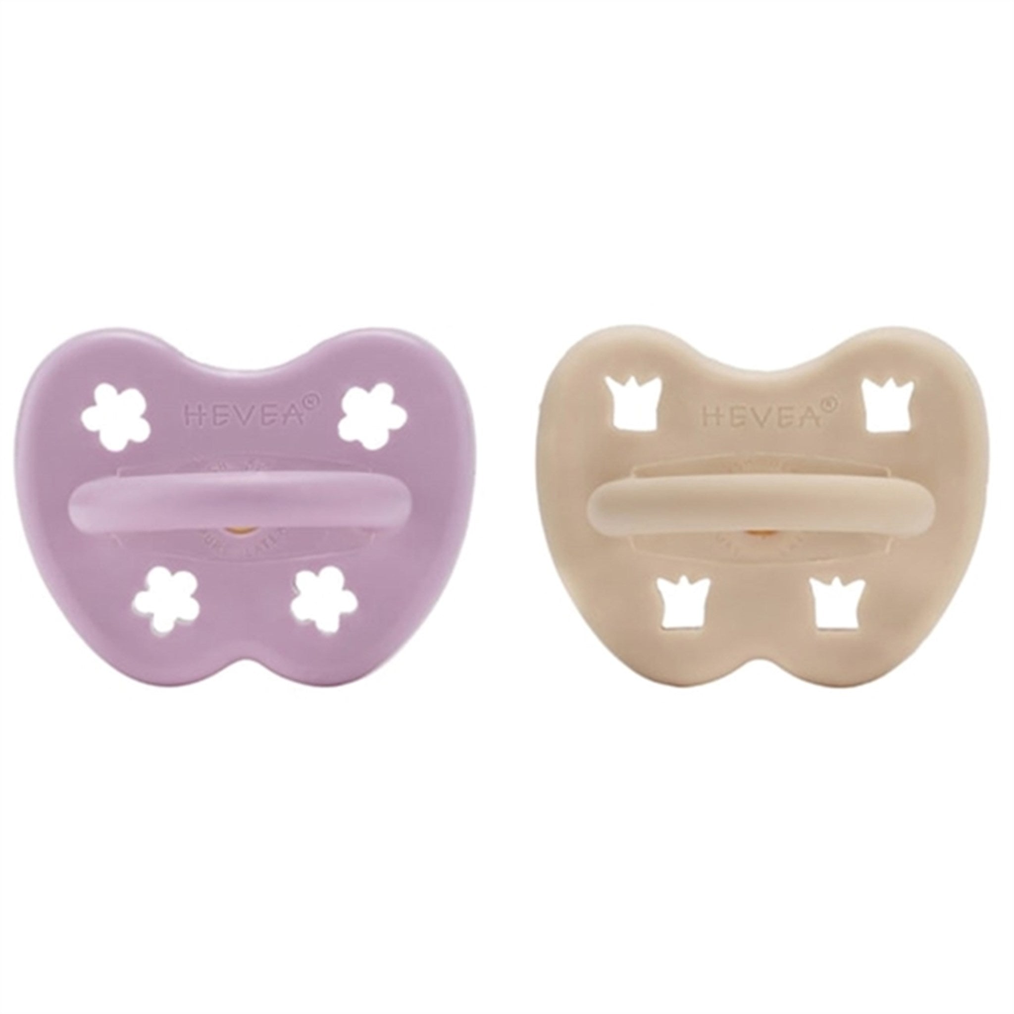 Hevea Sut 2-Pack Round Classic Light Orchid & Sandy Nude 2