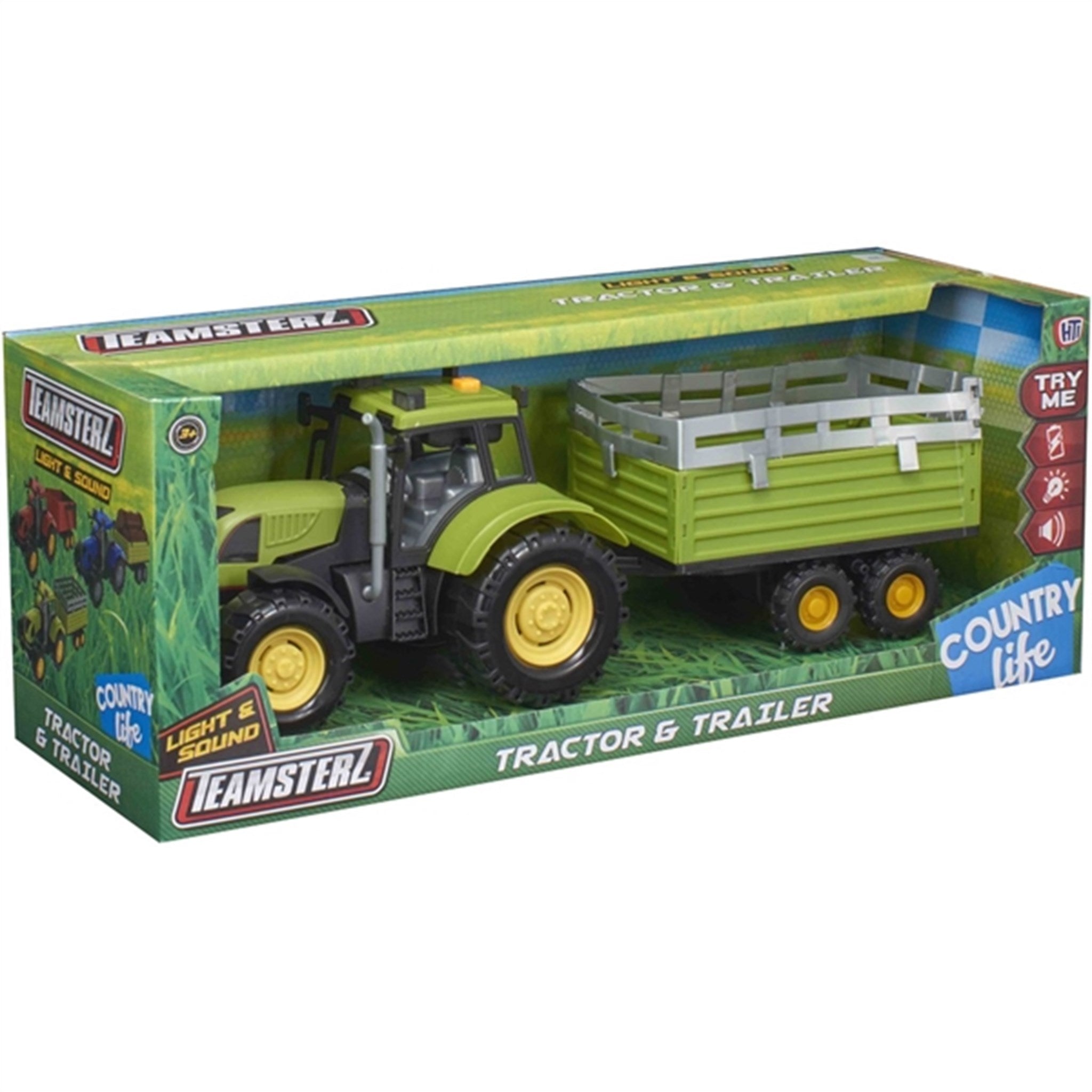 Teamsterz C/Life L&S Traktor & Trailer Grön 3