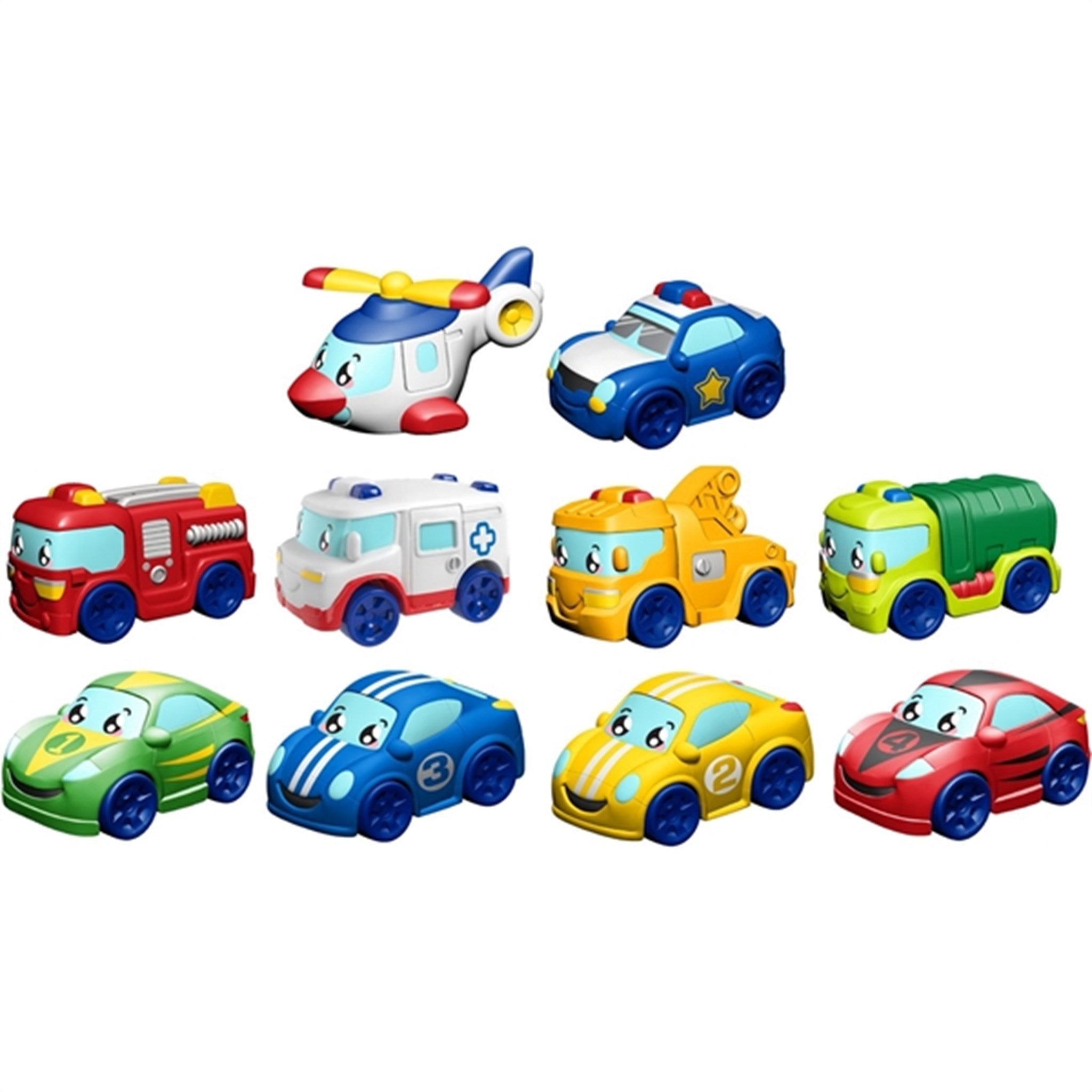 Tiny Teamsterz 3 PK - Polisbil, Brandbil & Ambulans 2