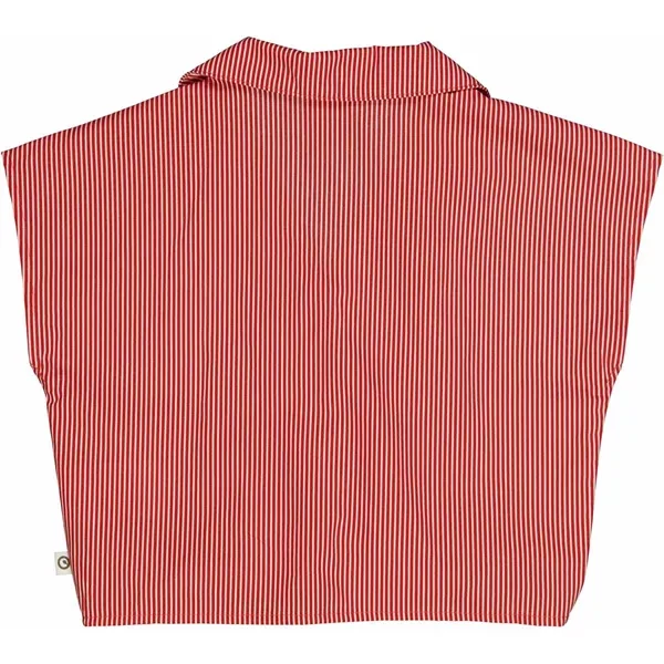 Müsli Balsam Cream/Apple Red Poplin Stripe Skjorta Topp 2