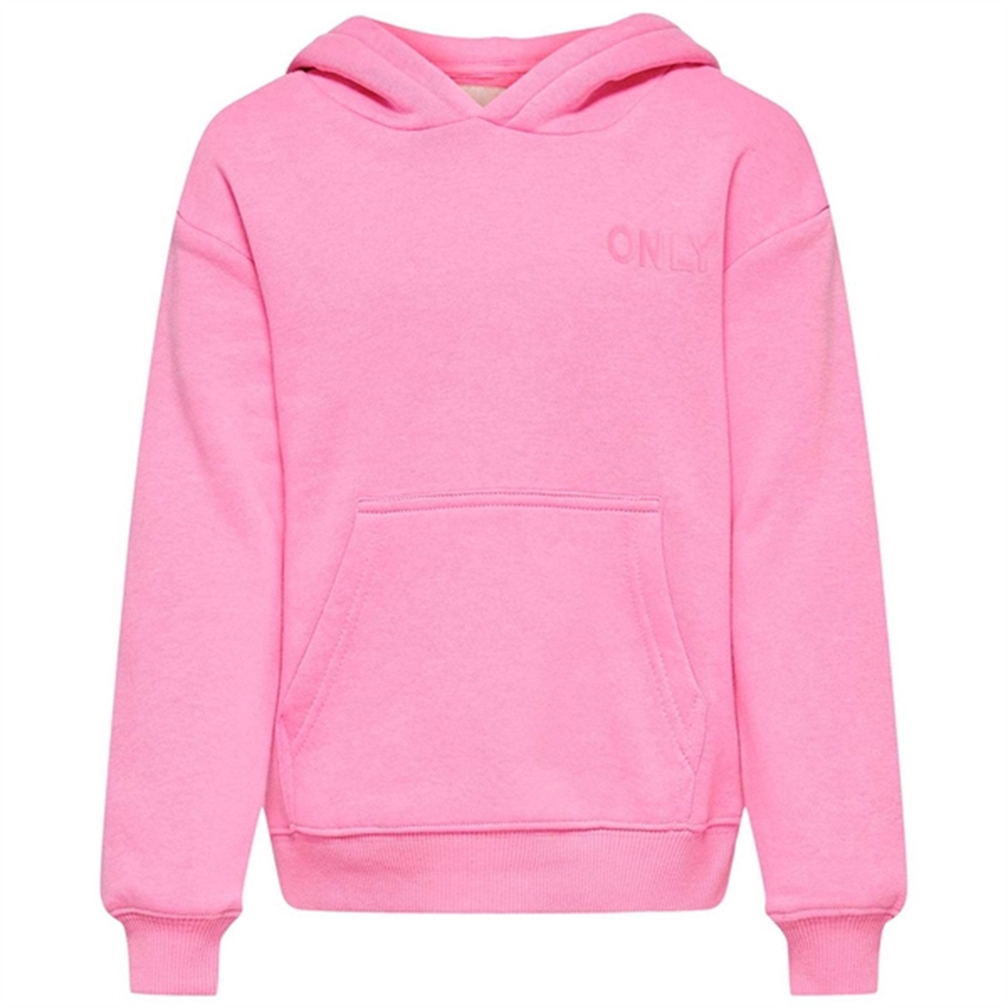 Kids ONLY Fuchsia Pink Every Life Small Logo Noos Hoodie