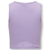 Kids ONLY Purple Rose Nussa Front Cut Out Short Topp 2