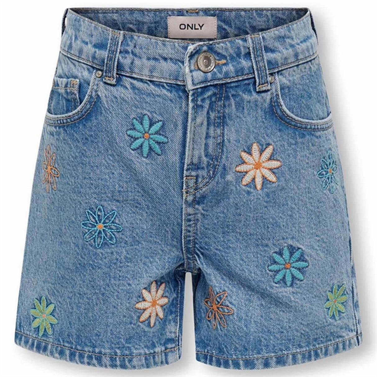 Kids ONLY Light Blue Denim Fine Denim Shorts