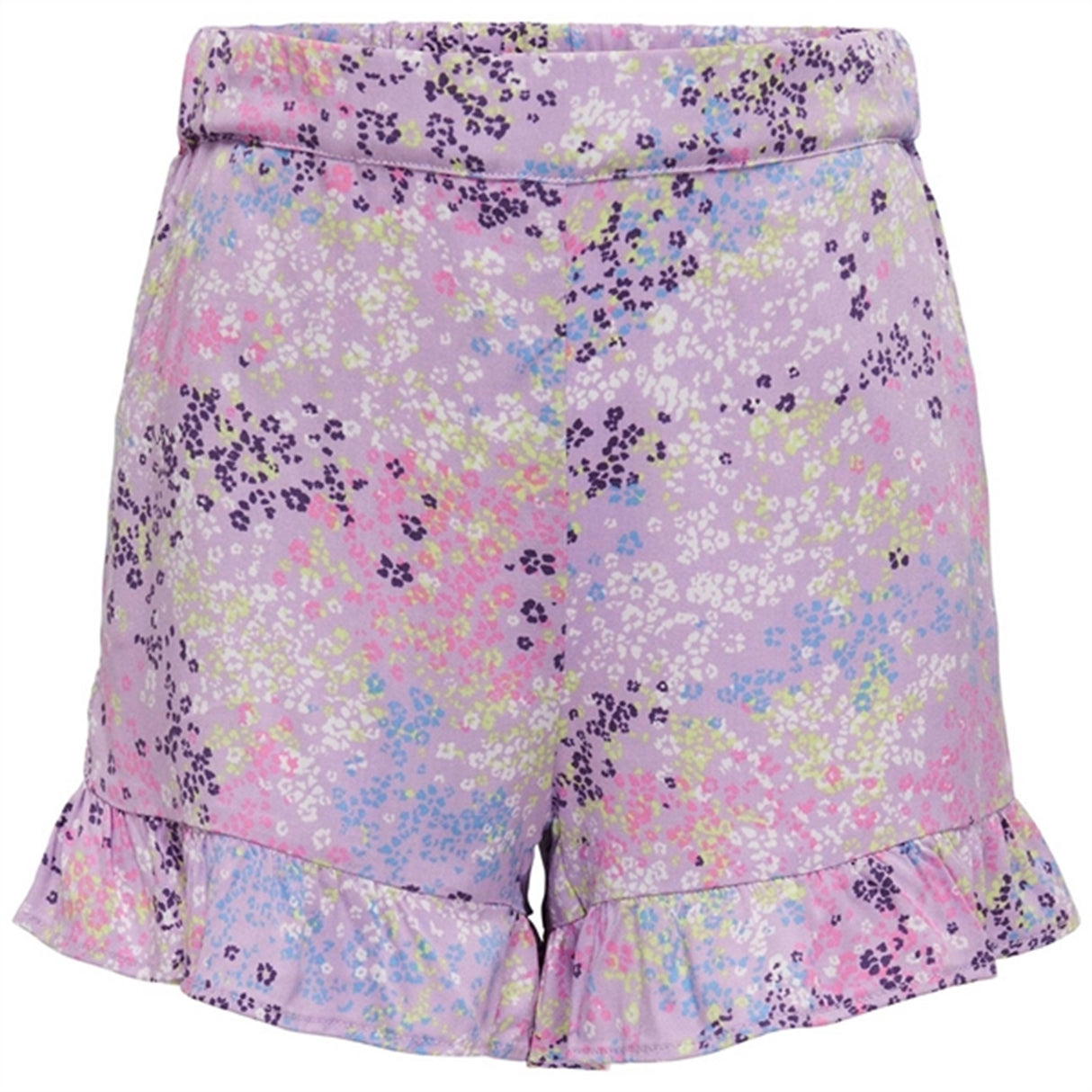 Kids ONLY Purple Rose w. Wild Ditsy Anna Frill Shorts