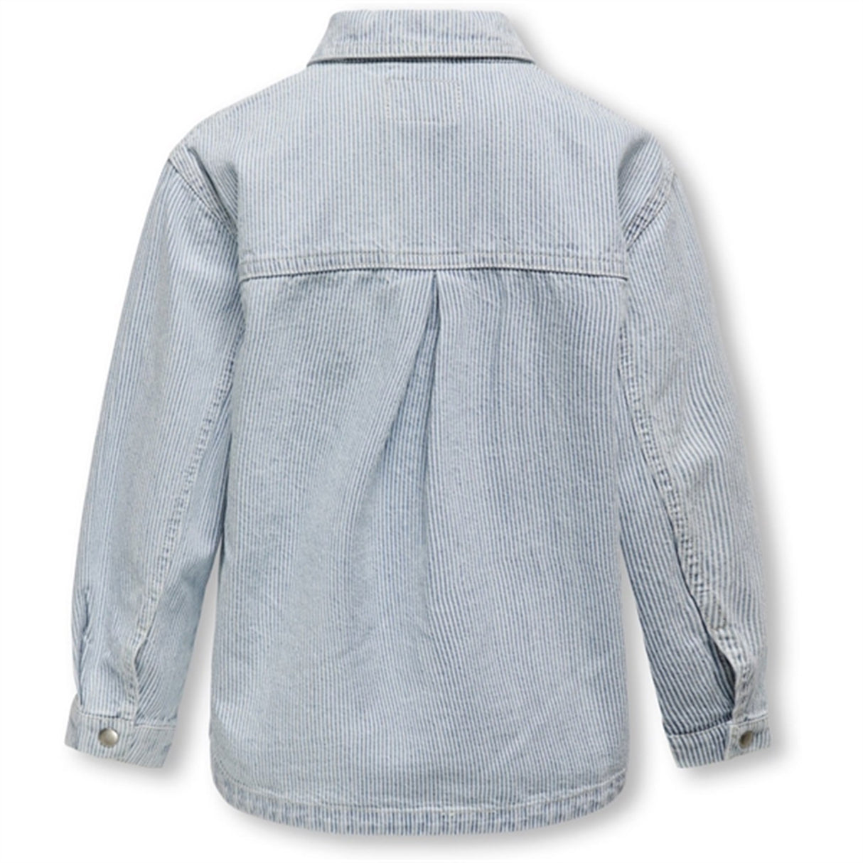 Kids ONLY Light Blue Denim Gina Stripe Jacka 2