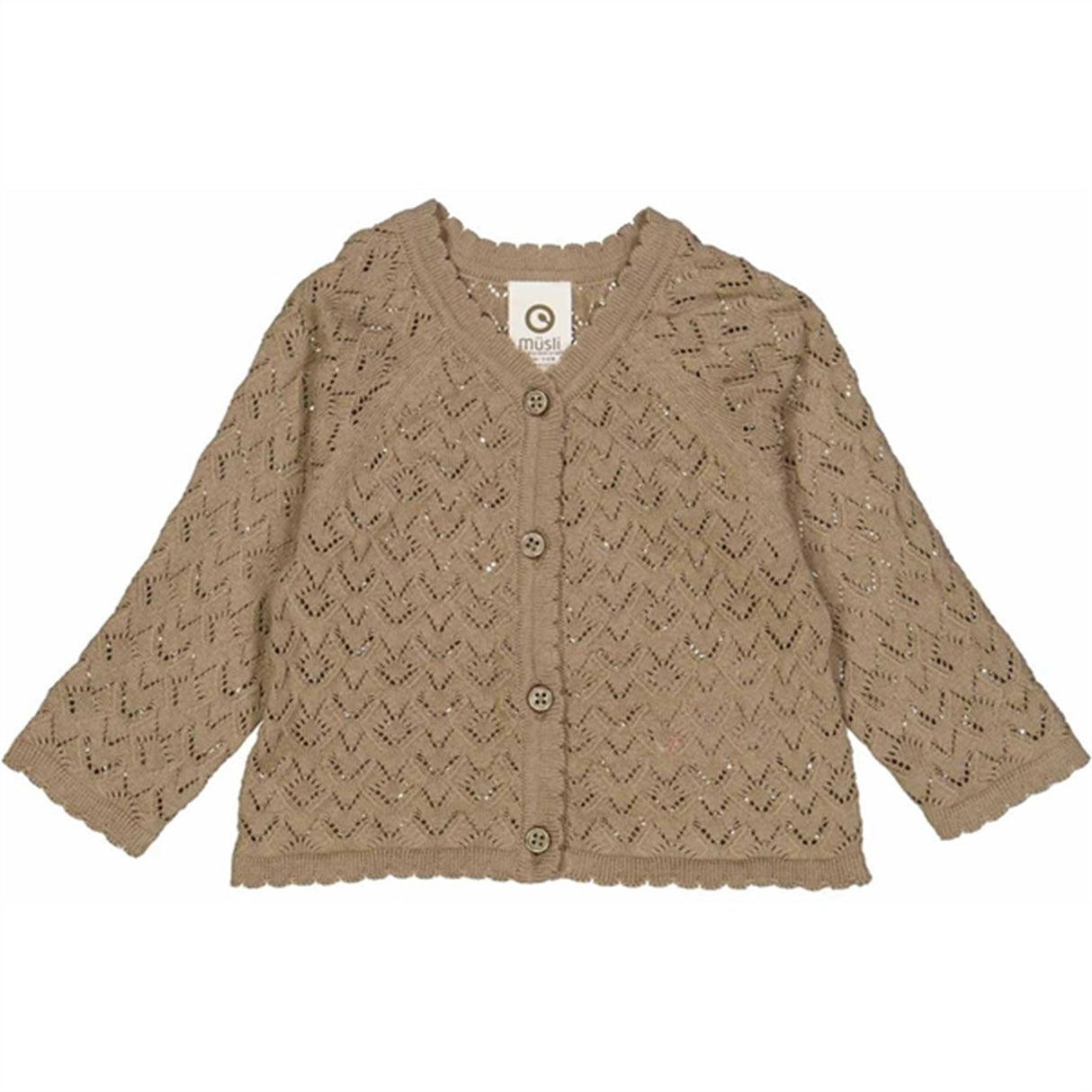 Müsli Cashew Stickat Needle Out Cardigan