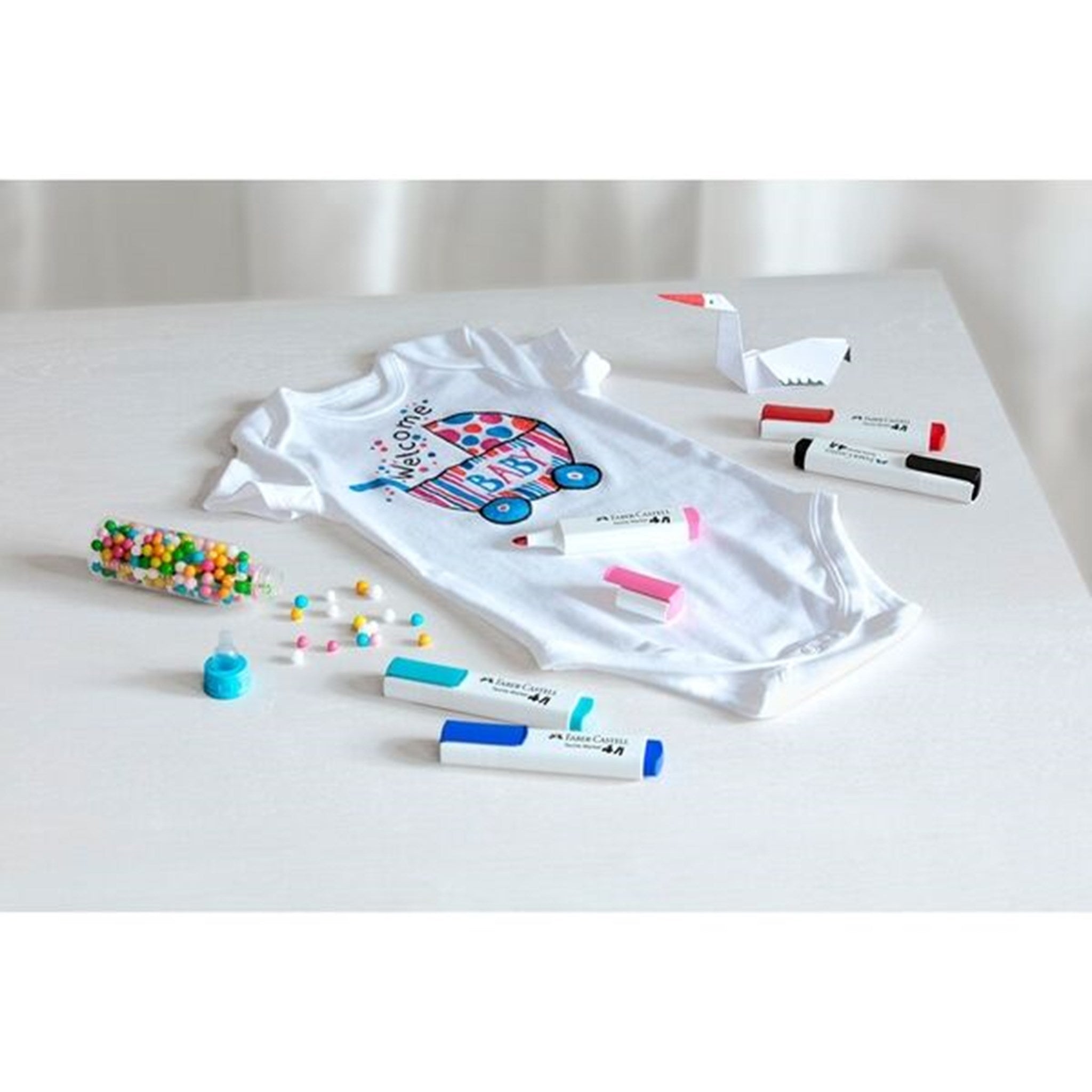 Faber Castell Baby-Party Textile Markers 5-pack 3