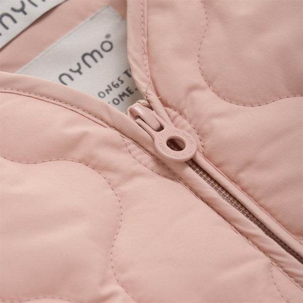 Minymo Peach Beige Väst Quiltad 4