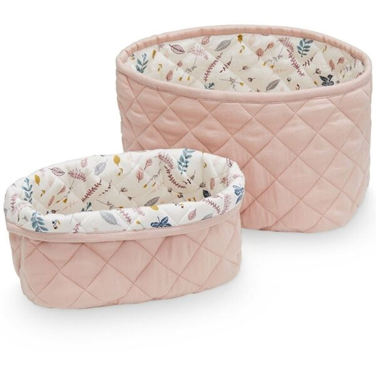 Cam Cam Copenhagen Quilted Förvaringskorg 2 Pack Blossom Pink