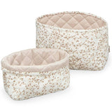 Cam Cam Copenhagen Quilted Förvaringskorgar 2-Pack Lierre/Almond