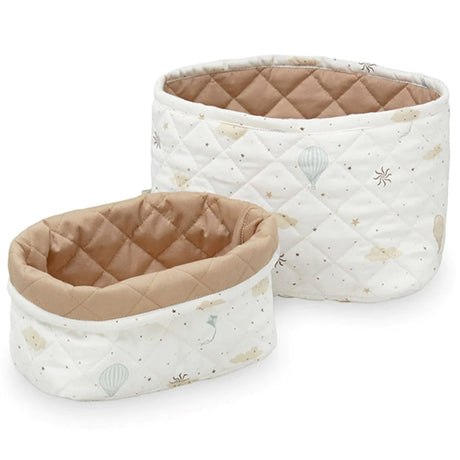 Cam Cam Copenhagen Quilted Förvaringskorg 2-Pack Dreamland/Camel