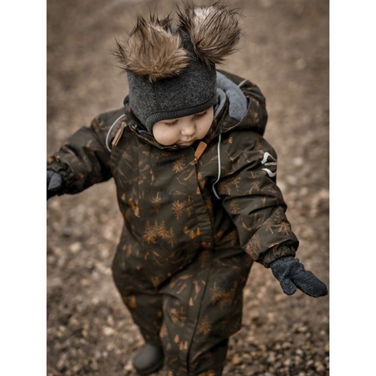 Mikk-Line Bebis Vinteroverall Forest Night