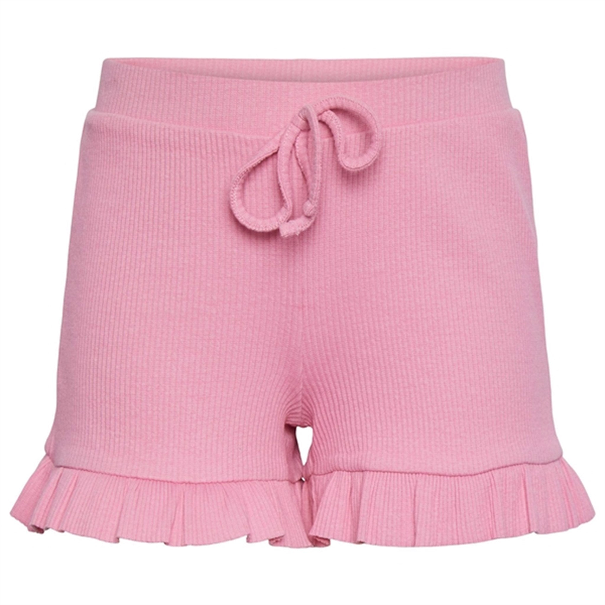 Pieces Kids Sachet Pink Tegan Rib Shorts