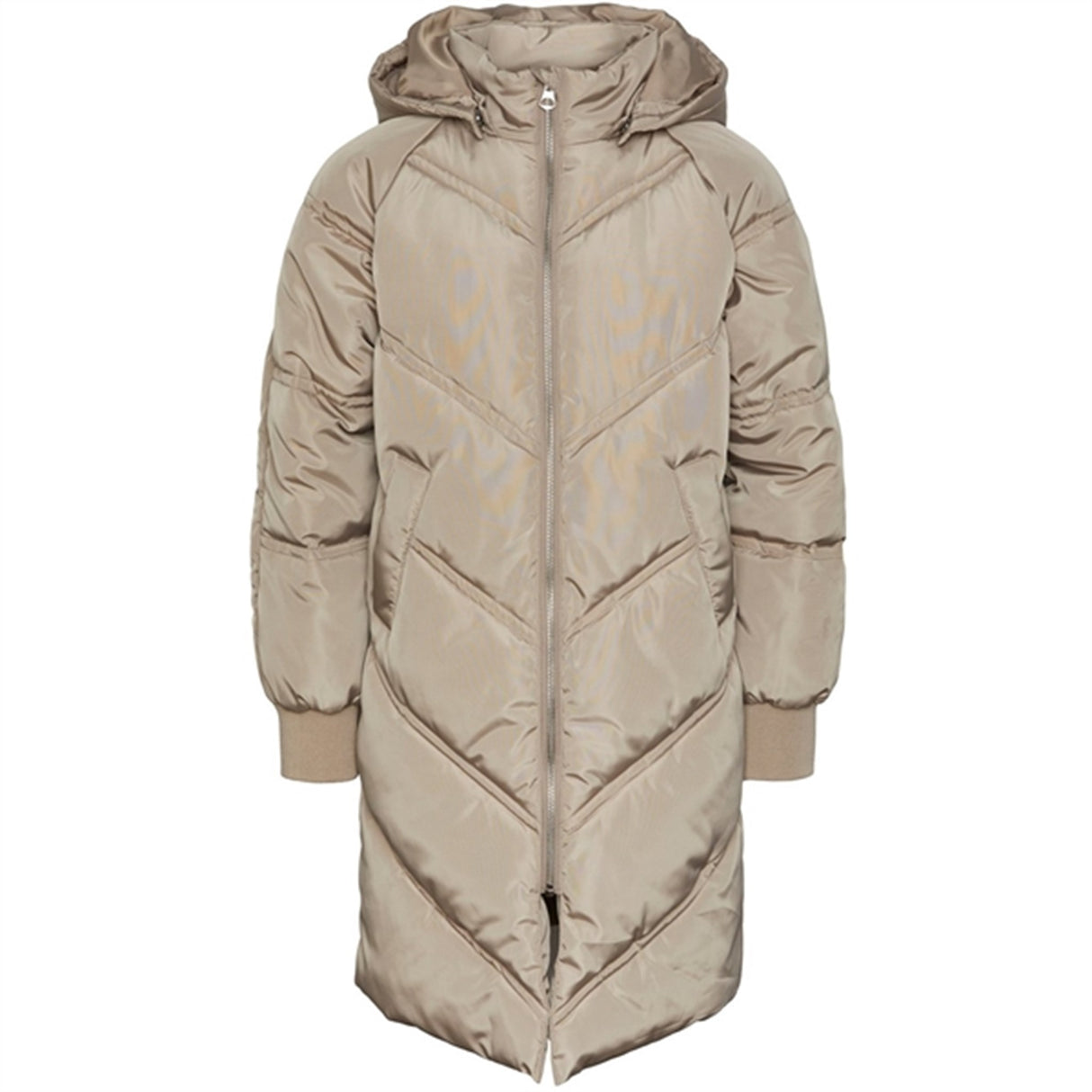 Pieces Kids Silver Mink Nelicity Puffer Jacka