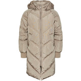 Pieces Kids Silver Mink Nelicity Puffer Jacka