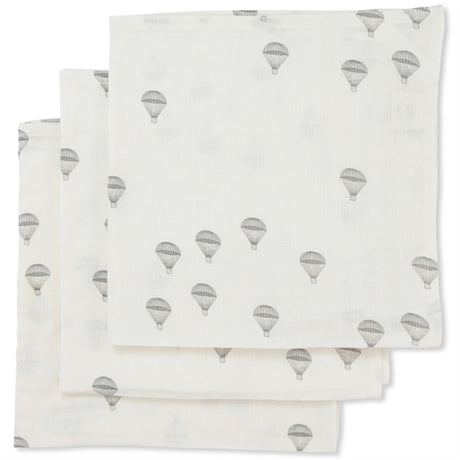 Konges Sløjd Cloth Muslinfilt 3-Pack Parachute Creme 2