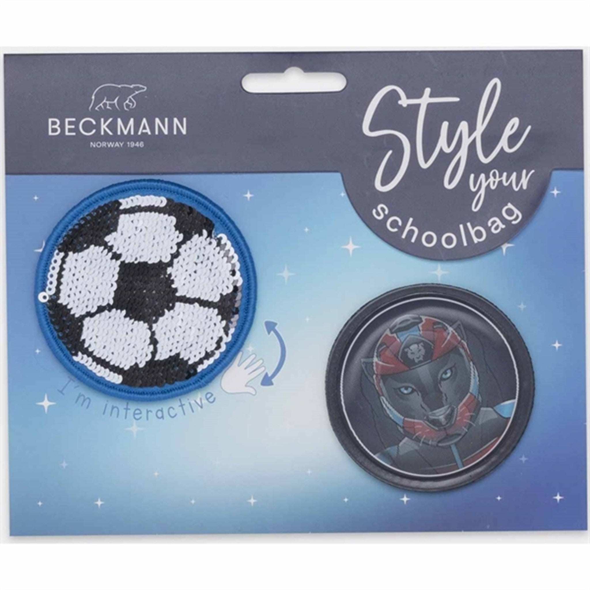 Beckmann Buttons Sequined Smiley