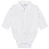 Hust & Claire Baby White Birger Skjortebody