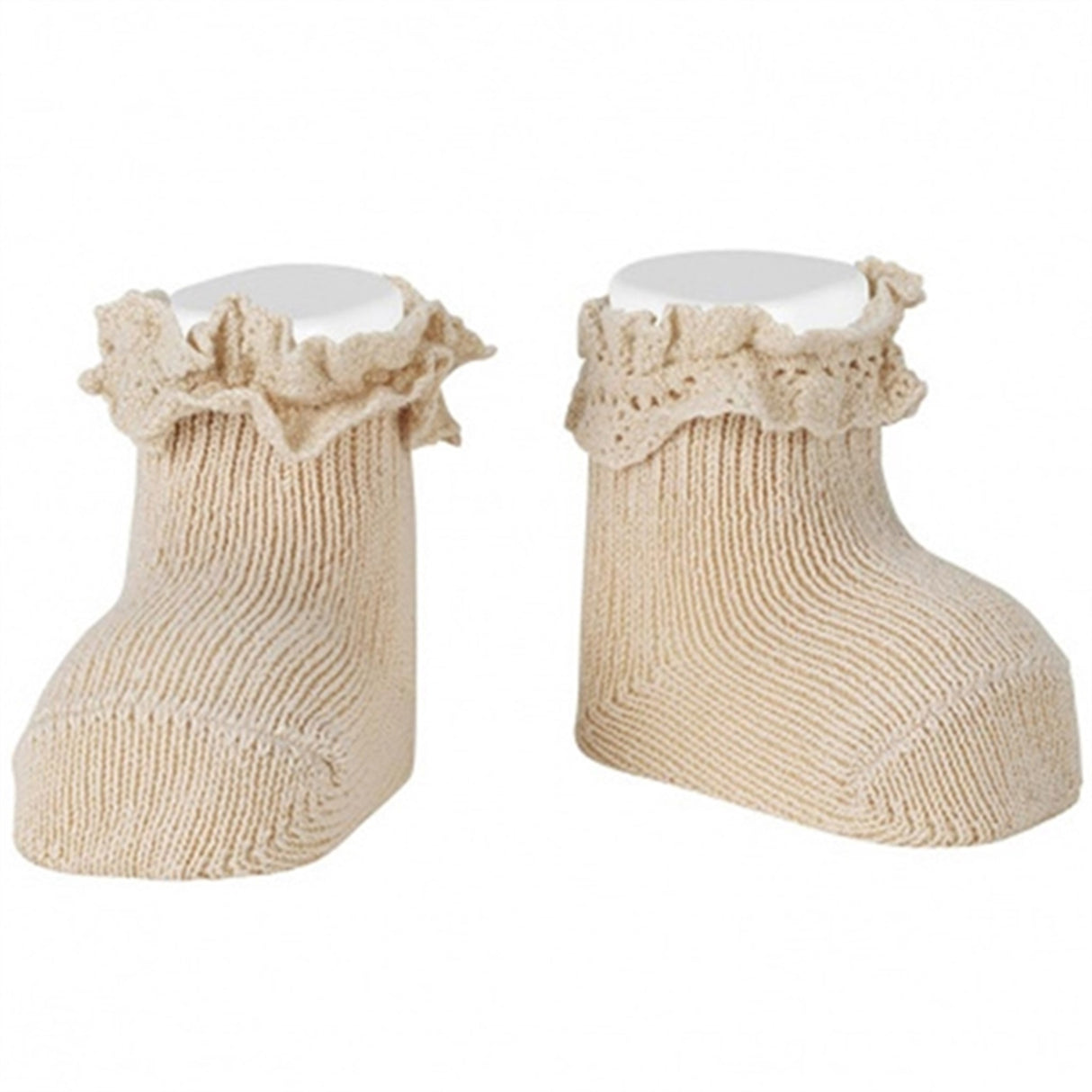 Cóndor Strumpor med spetskant Linne