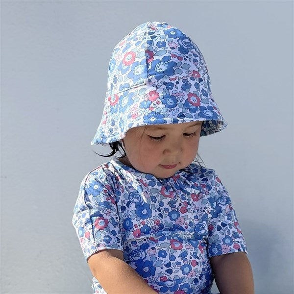 Petit Crabe Betsy B Luna Boatneck Badtröja Liberty© fabric