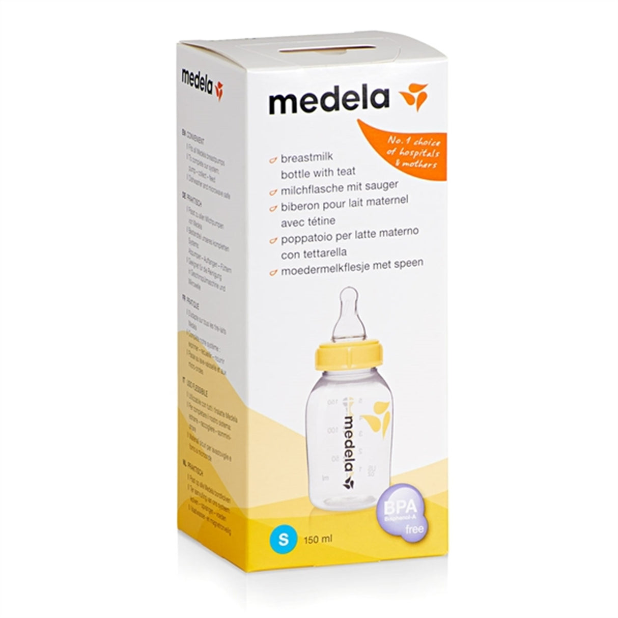 medela Bröstmjölk Nappflaska 150 ml 2