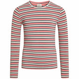 Mads Nørgaard 5x5 Stripe Talika Blus Multi Strawberry Pink