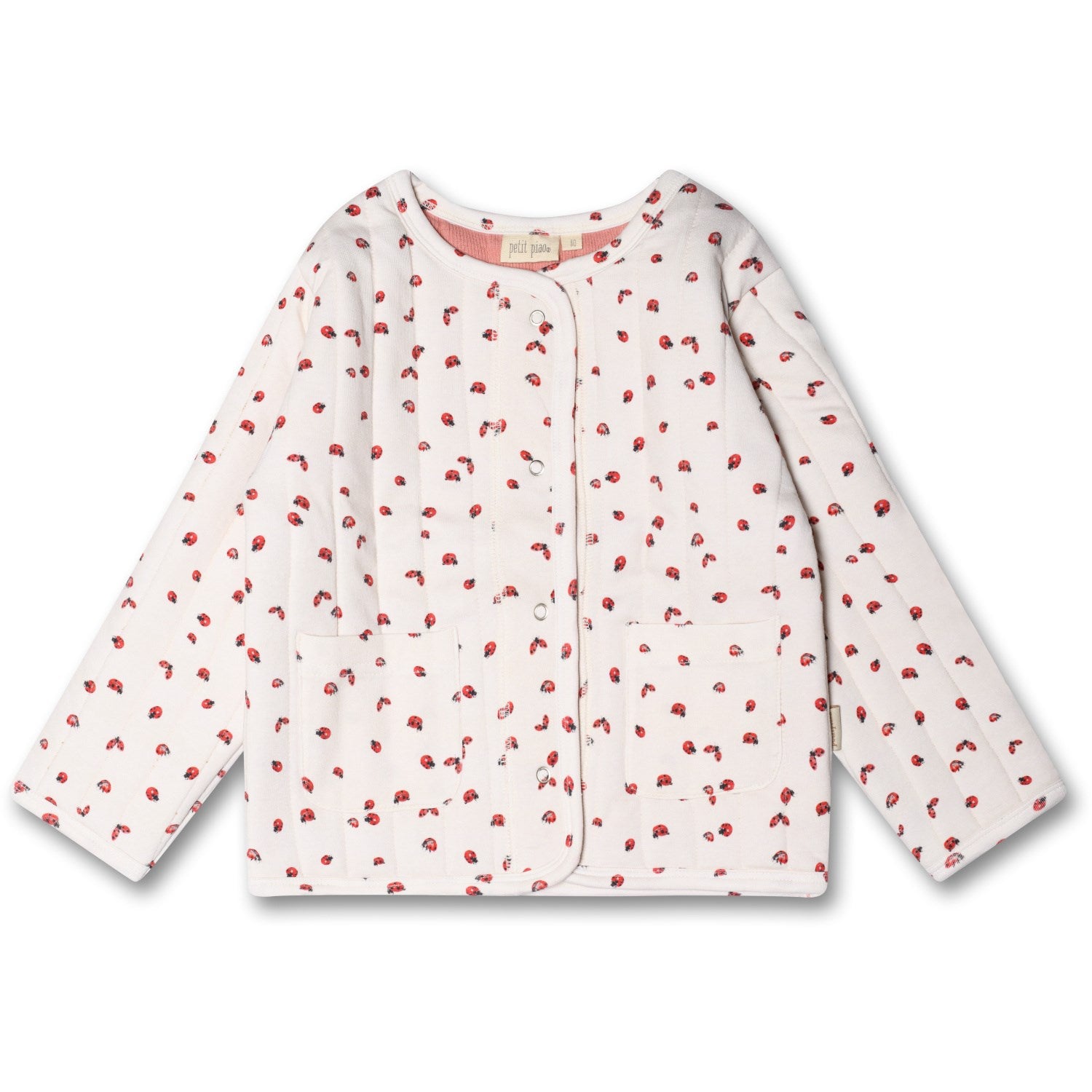 Petit Piao® Ladybug Quilted Jacka Printed