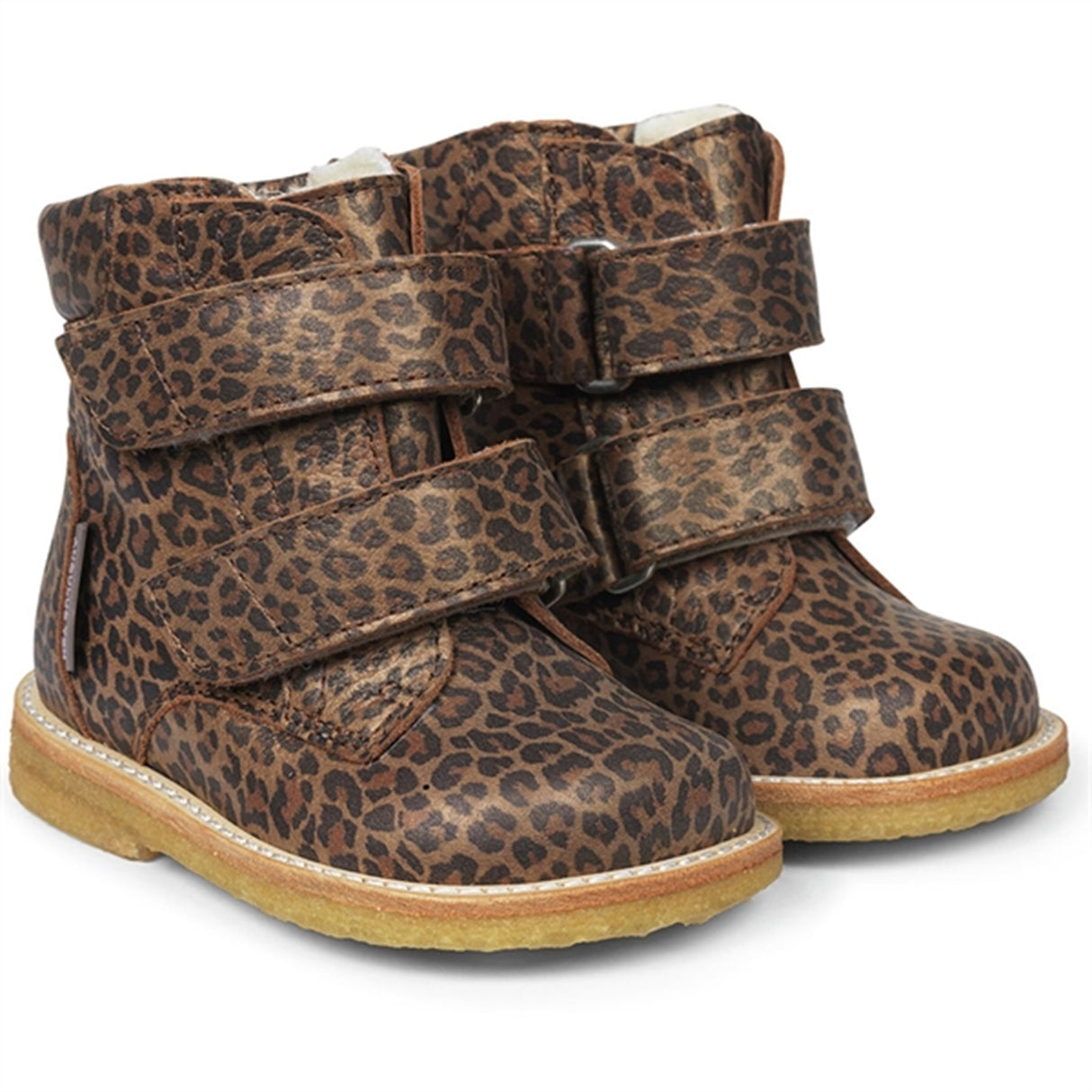 Angulus Begynder Tex-Støvle Med Kardborreband Brown Leo