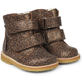 Angulus Begynder Tex-Støvle Med Kardborreband Brown Leo