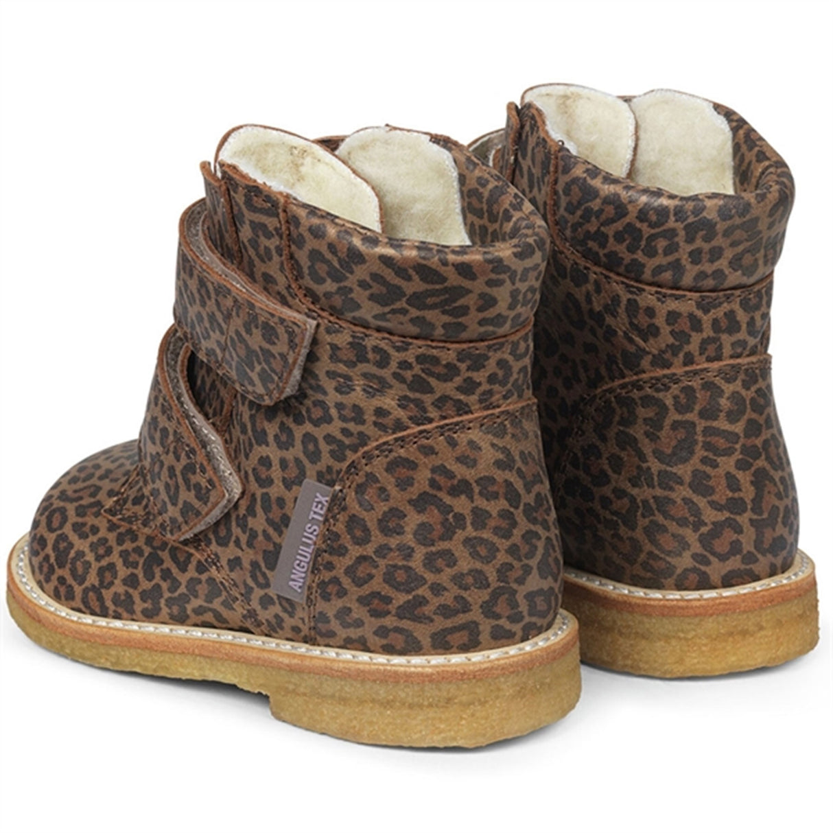 Angulus Begynder Tex-Støvle Med Kardborreband Brown Leo 3