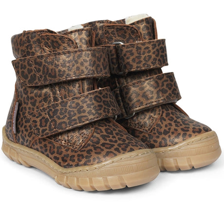 Angulus Begynder Tex-Støvle Med Kardborreband Brown Leo