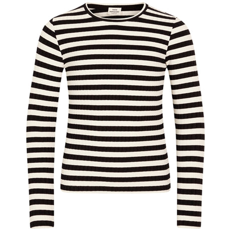 Mads Nørgaard 5x5 Classic Stripe Talika Tröja Black/Vanilla Ice
