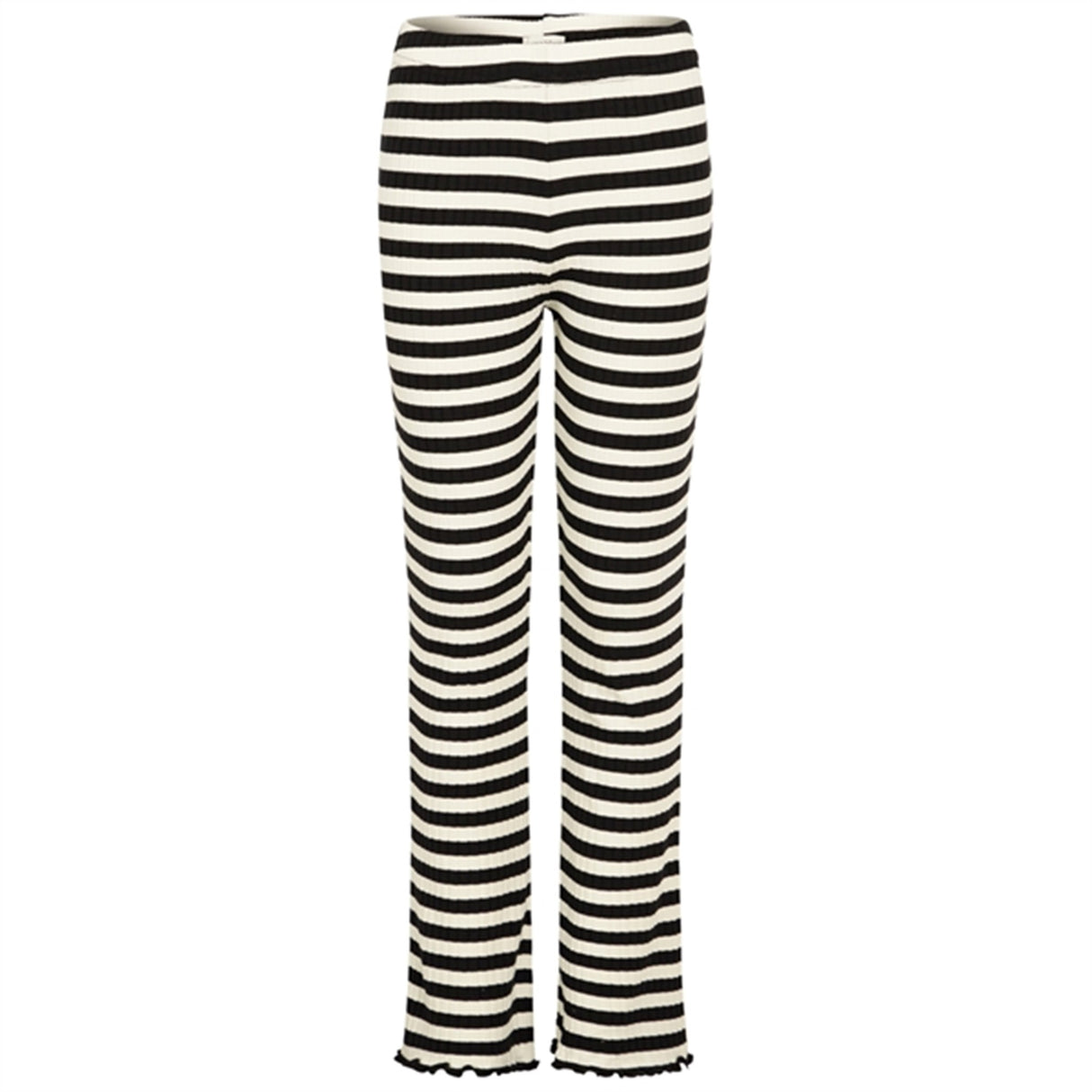 Mads Nørgaard 5x5 Classic Stripe Lala Leggings Black/Vanilla Ice