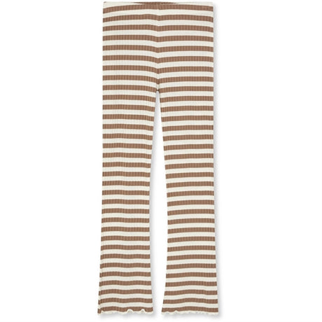 Mads Nørgaard Classic Stripe Lala Leggings Tiger's Eye/Vanilla Ice 2