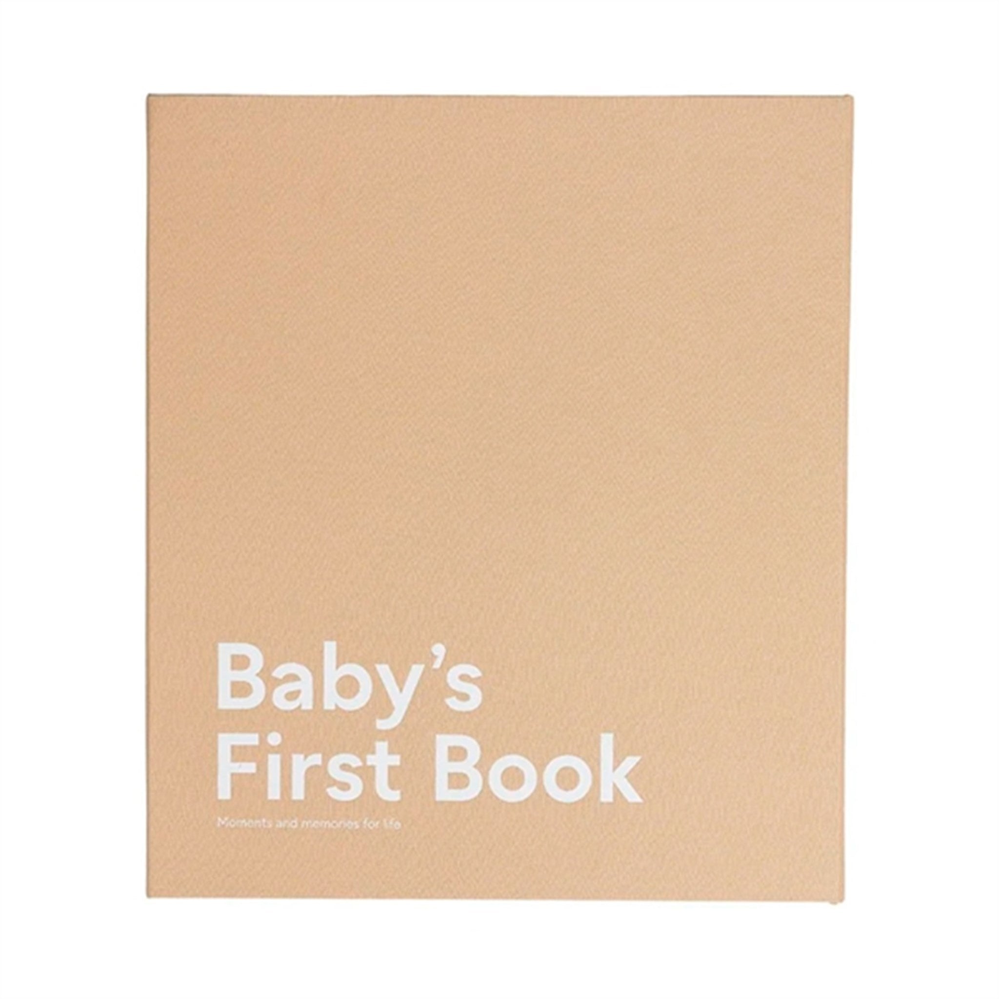 Design Letters Baby's Första Bok Pastel Beige