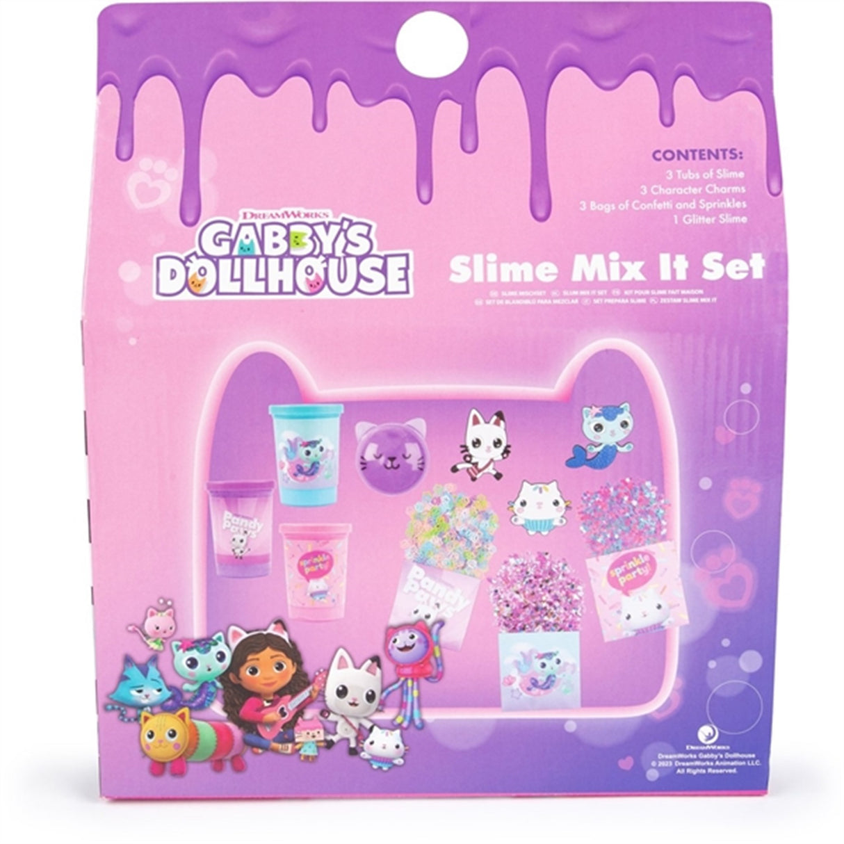 Gabby's Dollhouse Slime Mix It Set