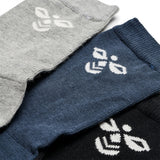 Hummel Black/Grey Melange/Blue Nights Sutton Socks 3-Pak