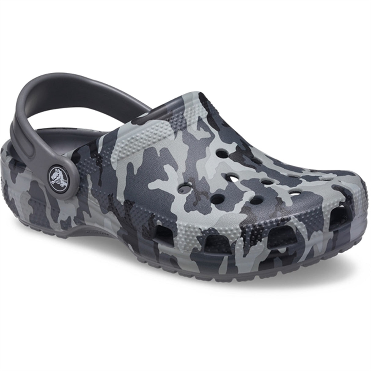 Crocs Classic Camo Clog Black/Grey 5